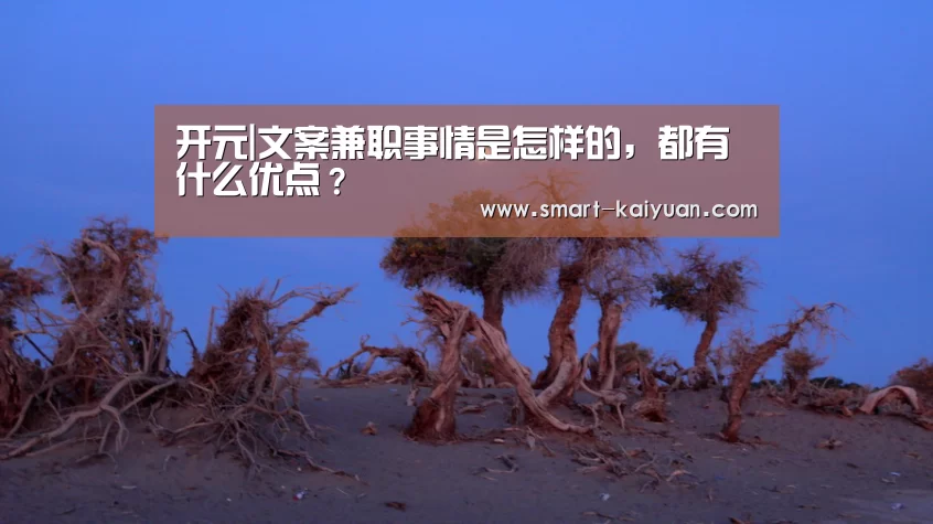 开元|文案兼职事情是怎样的,都有什么优点?(图3) 开元