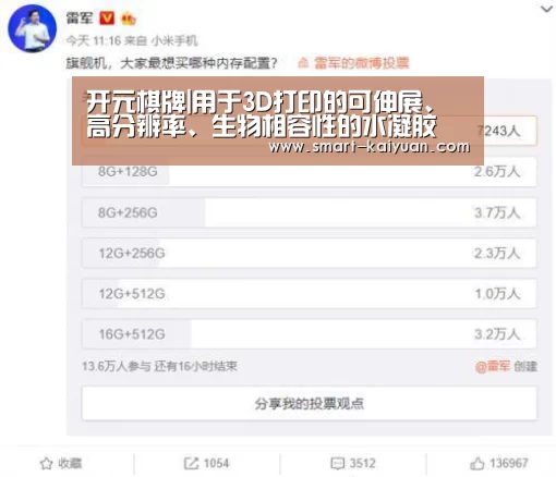 开元棋牌|用于3D打印的可伸展、高分辨率、生物相容性的水凝胶(图3) 开元